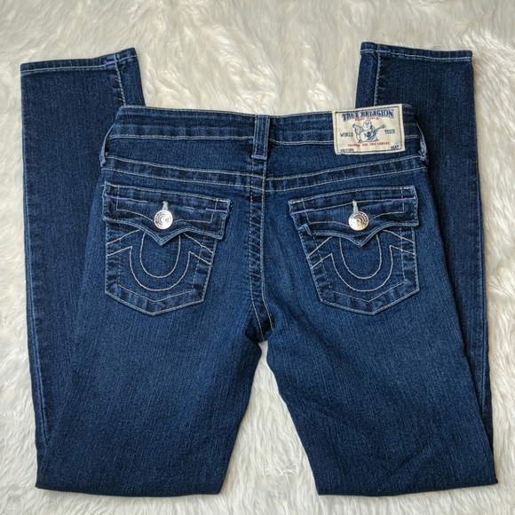 True Religion Other - True Religion Single End Denim Purple Stitch Jeans